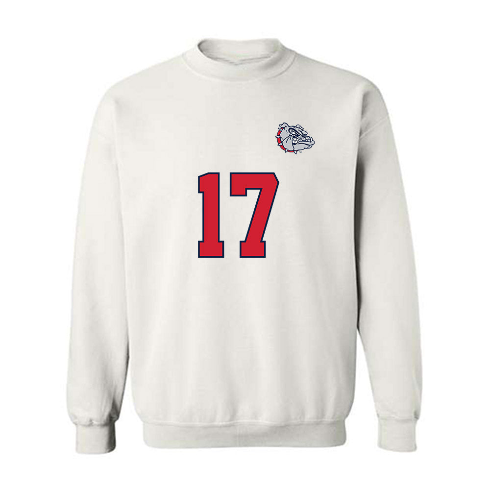 Gonzaga - NCAA Men's Soccer : Chase Potter - Replica Shersey Crewneck Sweatshirt-0