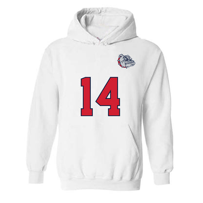 Gonzaga - NCAA Women's Soccer : Amelia Severn - Replica Shersey Hooded Sweatshirt