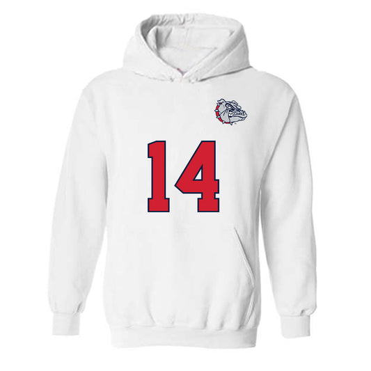 Gonzaga - NCAA Women's Soccer : Amelia Severn - Replica Shersey Hooded Sweatshirt