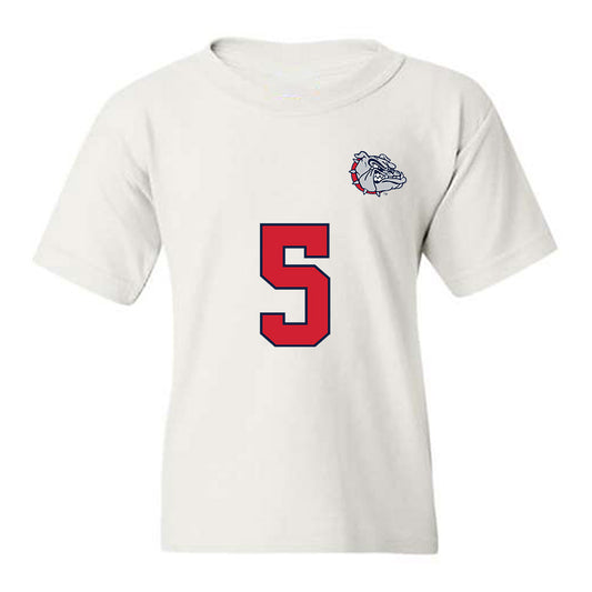 Gonzaga - NCAA Women's Soccer : Summer Chen - Replica Shersey Youth T-Shirt-0
