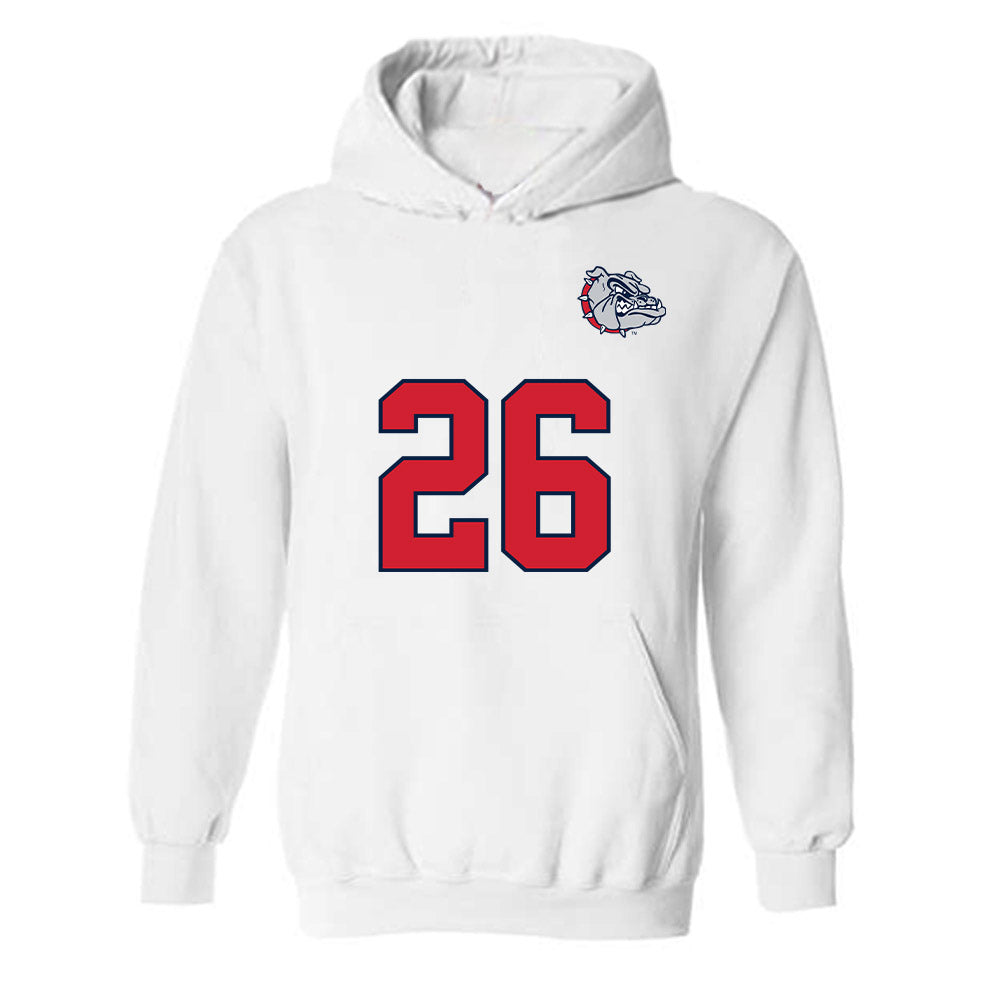 Gonzaga - NCAA Women's Soccer : Sofia Fox - Replica Shersey Hooded Sweatshirt-0