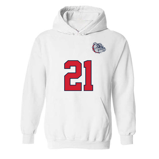 Gonzaga - NCAA Men's Soccer : Nico Golesis - Replica Shersey Hooded Sweatshirt-0