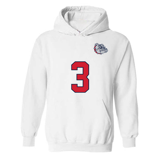 Gonzaga - NCAA Men's Soccer : Ethan Doud - Replica Shersey Hooded Sweatshirt-0