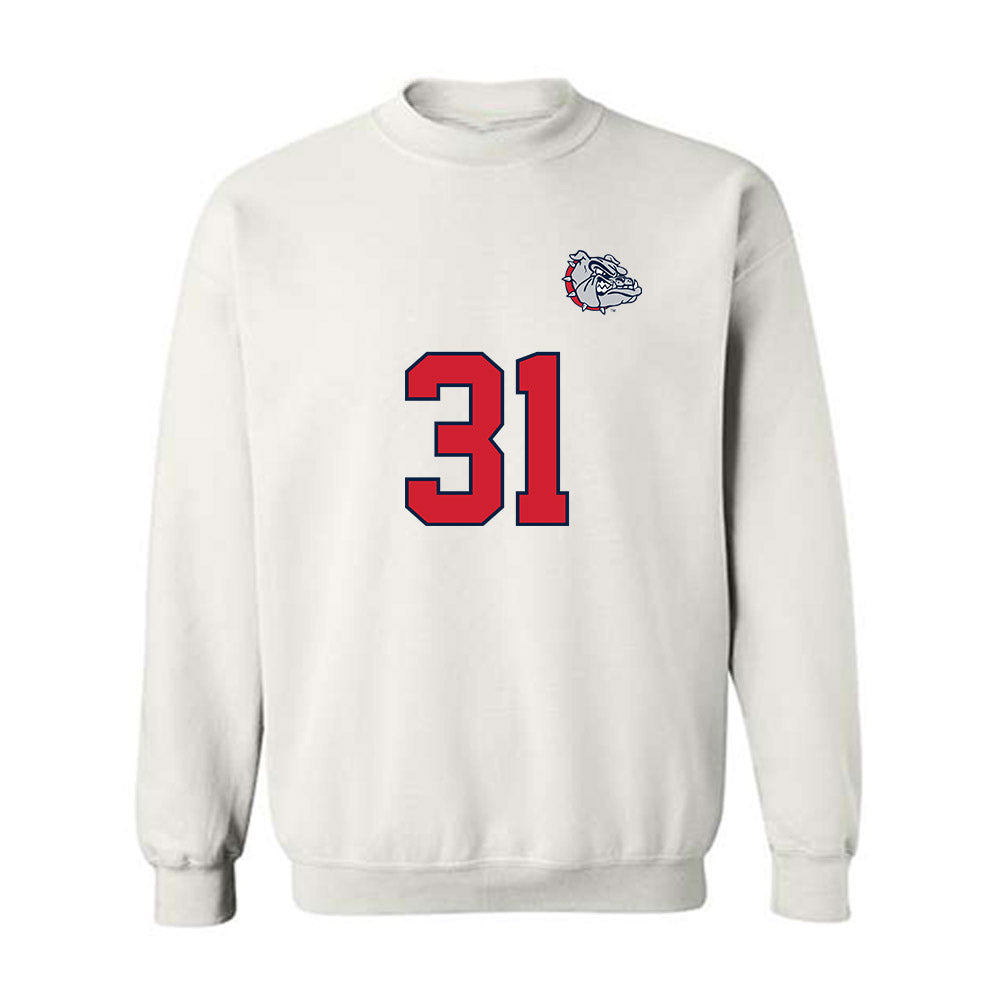 Gonzaga - NCAA Men's Soccer : Caden Thompson - Replica Shersey Crewneck Sweatshirt-0