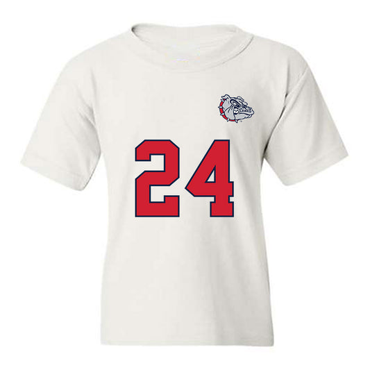Gonzaga - NCAA Women's Soccer : Addison Dye-Blondell - Replica Shersey Youth T-Shirt-0