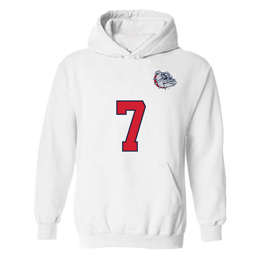 Gonzaga - NCAA Men's Soccer : Geremi Onentia - Replica Shersey Hooded Sweatshirt-0