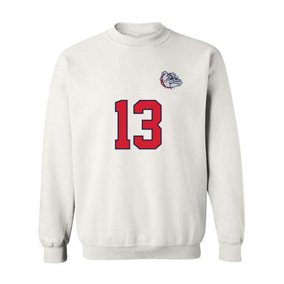 Gonzaga - NCAA Men's Soccer : Nicholas Bianchi - Replica Shersey Crewneck Sweatshirt-0
