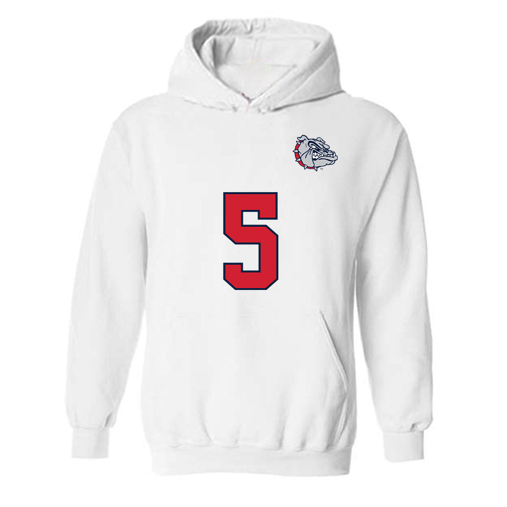 Gonzaga - NCAA Women's Soccer : Annie Boyden - Replica Shersey Hooded Sweatshirt-0