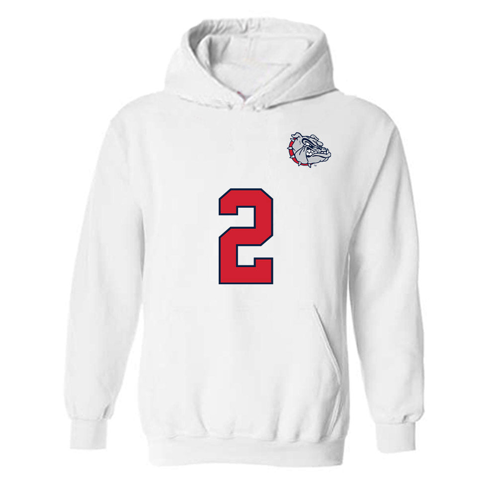 Gonzaga - NCAA Women's Soccer : Lauren Chin - Replica Shersey Hooded Sweatshirt