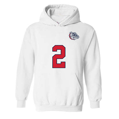 Gonzaga - NCAA Women's Soccer : Lauren Chin - Replica Shersey Hooded Sweatshirt