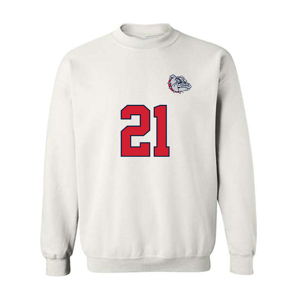 Gonzaga - NCAA Men's Soccer : Nico Golesis - Replica Shersey Crewneck Sweatshirt-0