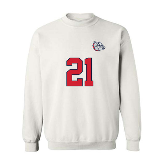 Gonzaga - NCAA Men's Soccer : Nico Golesis - Replica Shersey Crewneck Sweatshirt-0