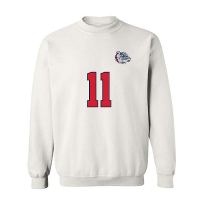 Gonzaga - NCAA Men's Soccer : Talan Rochelle - Replica Shersey Crewneck Sweatshirt-0