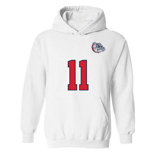 Gonzaga - NCAA Women's Soccer : Annie Boyden - Replica Shersey Hooded Sweatshirt-0