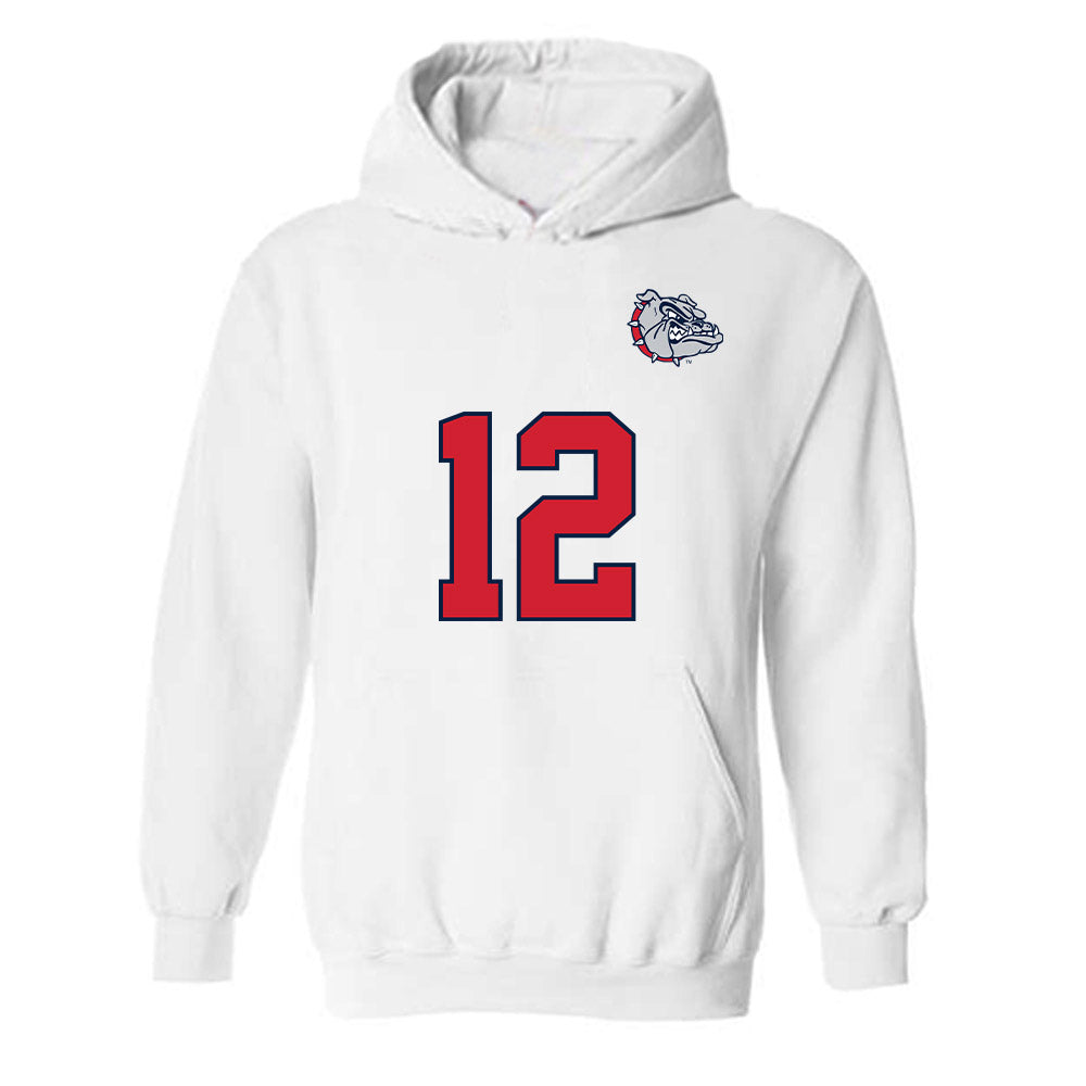 Gonzaga - NCAA Men's Soccer : Talan Rochelle - Replica Shersey Hooded Sweatshirt