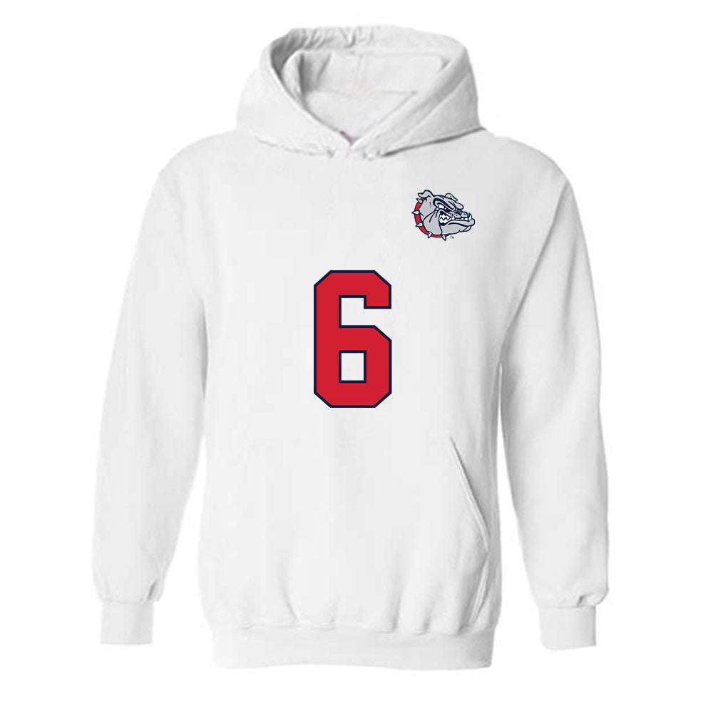 Gonzaga - NCAA Women's Soccer : Willow Collins - Replica Shersey Hooded Sweatshirt