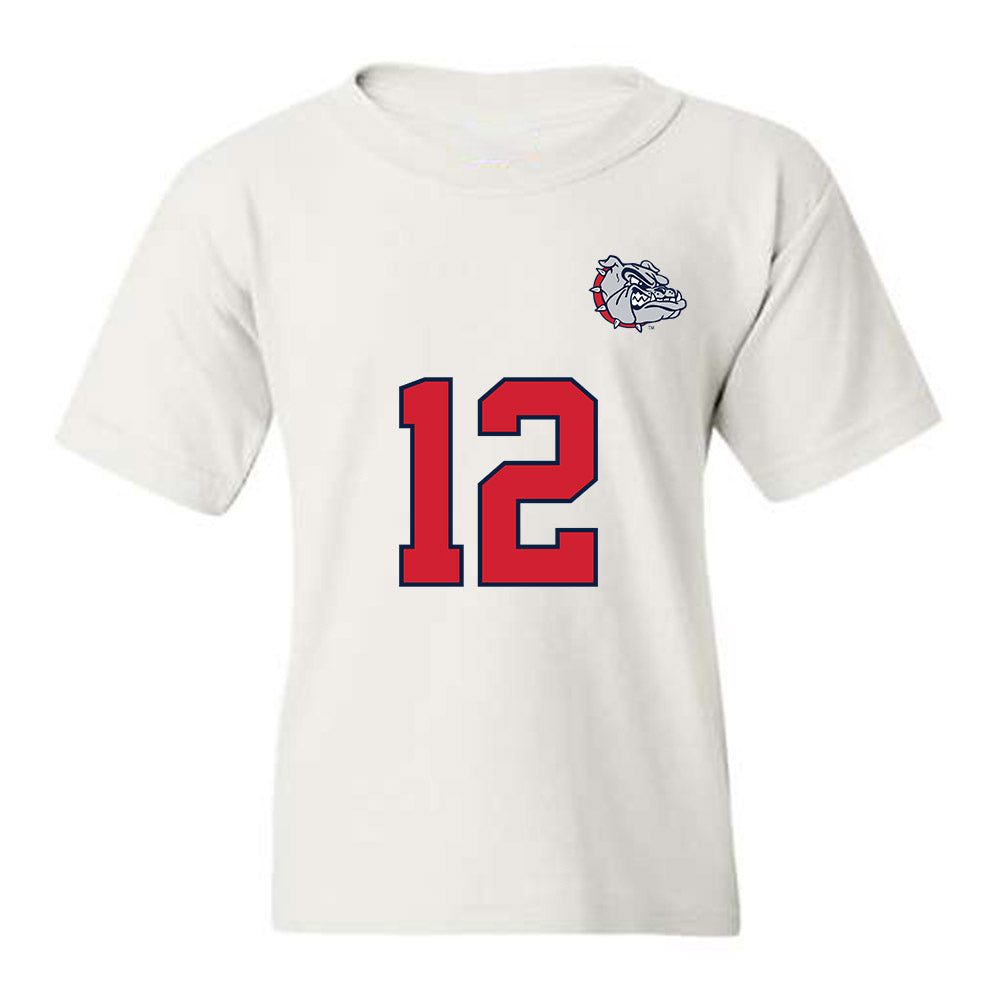 Gonzaga - NCAA Men's Soccer : Talan Rochelle - Replica Shersey Youth T-Shirt