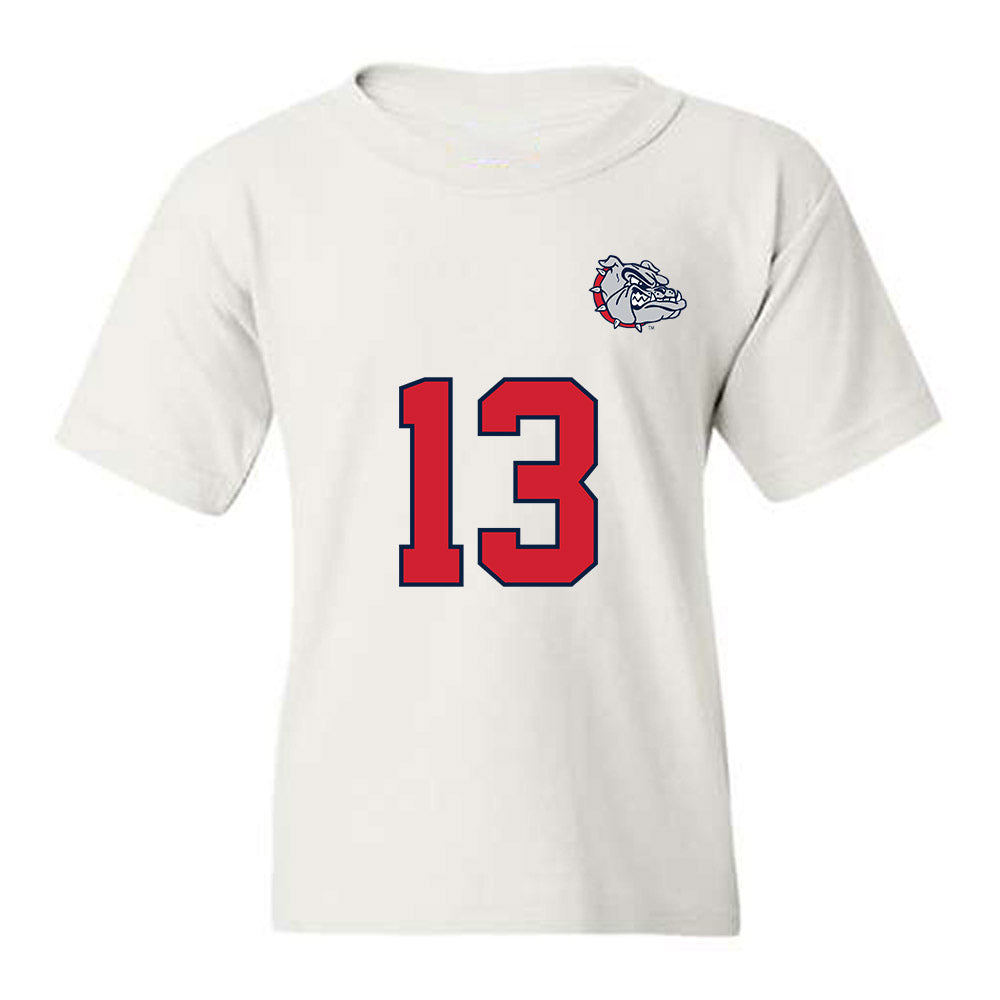 Gonzaga - NCAA Men's Soccer : Nicholas Bianchi - Replica Shersey Youth T-Shirt-0