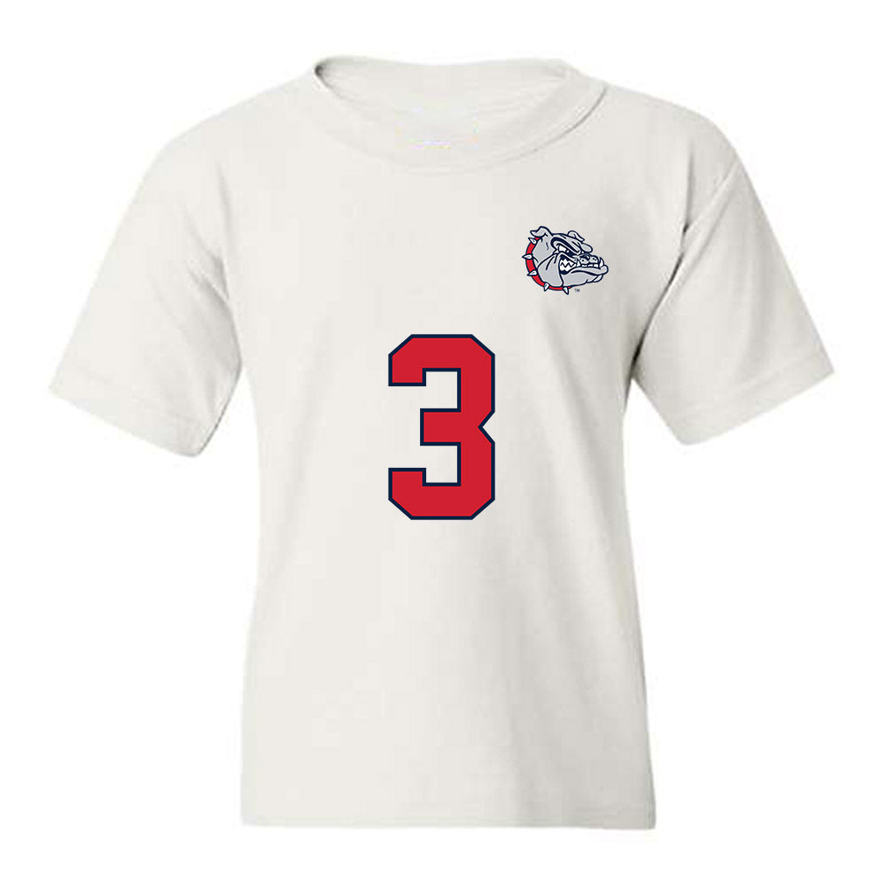 Gonzaga - NCAA Men's Soccer : Ethan Doud - Replica Shersey Youth T-Shirt-0