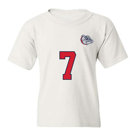 Gonzaga - NCAA Women's Soccer : Brooke Metcalfe - Replica Shersey Youth T-Shirt-0
