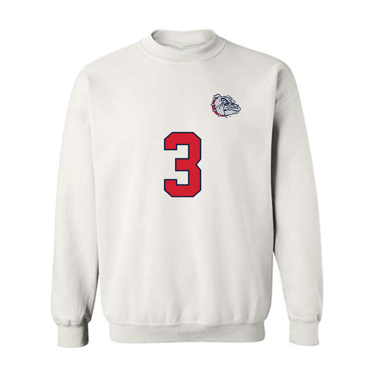 Gonzaga - NCAA Men's Soccer : Ethan Doud - Replica Shersey Crewneck Sweatshirt-0