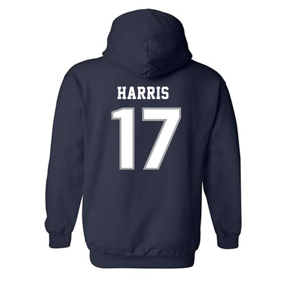UNF - NCAA Men's Soccer : Jacob Harris - Classic Fashion Shersey Hooded Sweatshirt-1