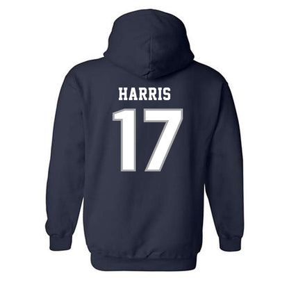 UNF - NCAA Men's Soccer : Jacob Harris - Classic Fashion Shersey Hooded Sweatshirt-1
