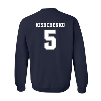 UNF - NCAA Men's Soccer : Nicholas kishchenko - Classic Fashion Shersey Crewneck Sweatshirt-1