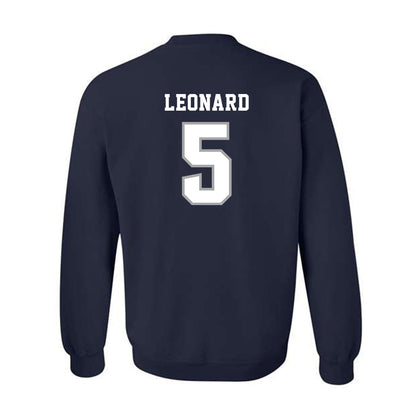 UNF - NCAA Baseball : Cal Leonard - Classic Fashion Shersey Crewneck Sweatshirt-1