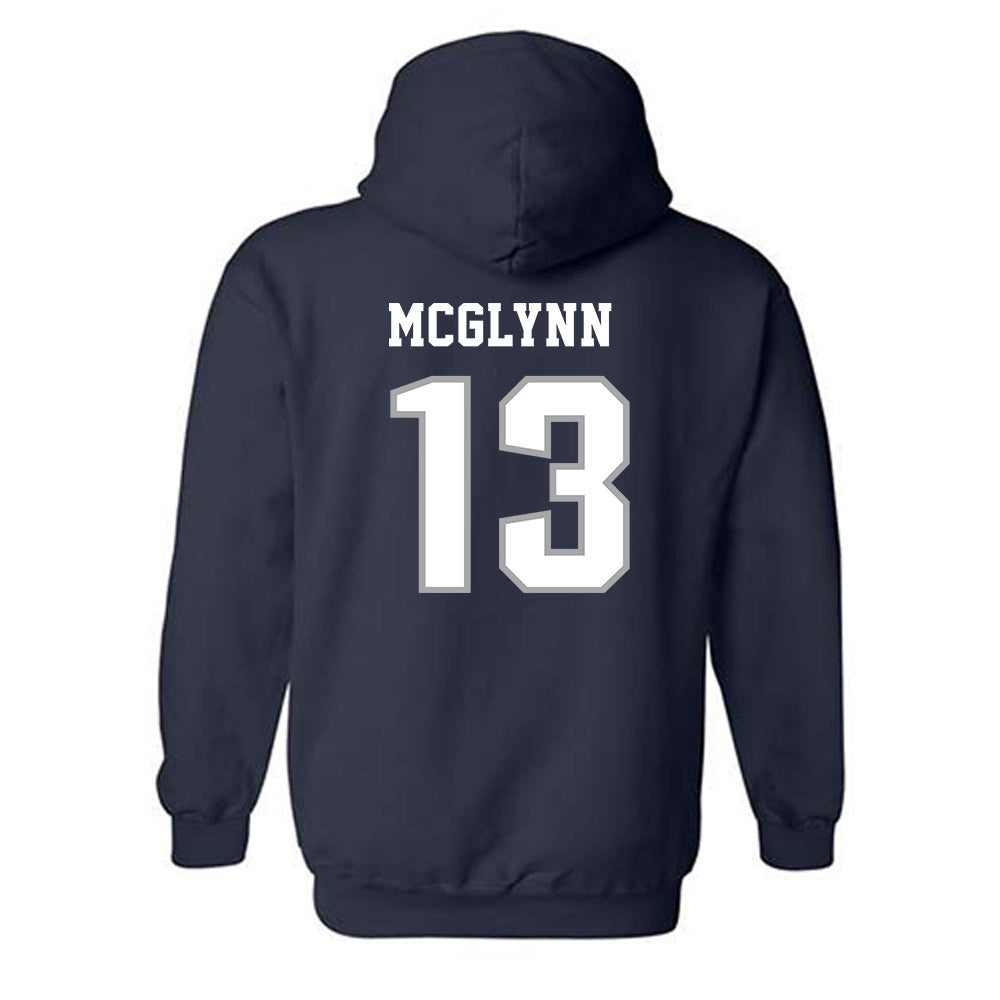 UNF - NCAA Men's Soccer : Adan mcglynn - Classic Fashion Shersey Hooded Sweatshirt-1