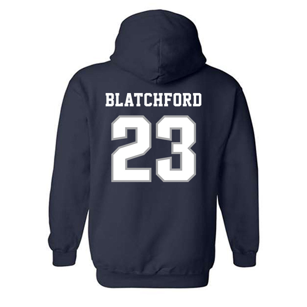 UNF - NCAA Women's Basketball : Elle Blatchford - Classic Fashion Shersey Hooded Sweatshirt-1