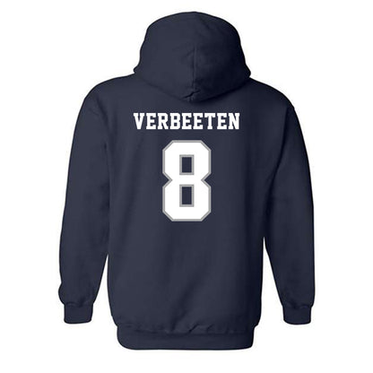 UNF - NCAA Women's Basketball : Megan Verbeeten - Classic Fashion Shersey Hooded Sweatshirt-1