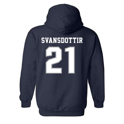 UNF - NCAA Women's Basketball : Agnes Svansdottir - Classic Fashion Shersey Hooded Sweatshirt-1