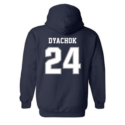 UNF - NCAA Men's Basketball : Nestor Dyachok - Classic Fashion Shersey Hooded Sweatshirt-1