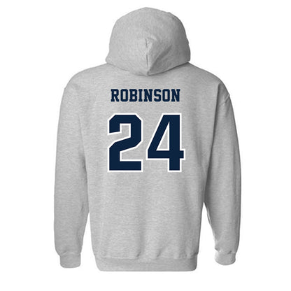UNF - NCAA Women's Soccer : Brenna Robinson - Classic Fashion Shersey Hooded Sweatshirt-1