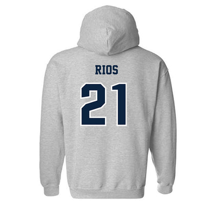 UNF - NCAA Men's Soccer : Rafa Rios - Classic Fashion Shersey Hooded Sweatshirt-1