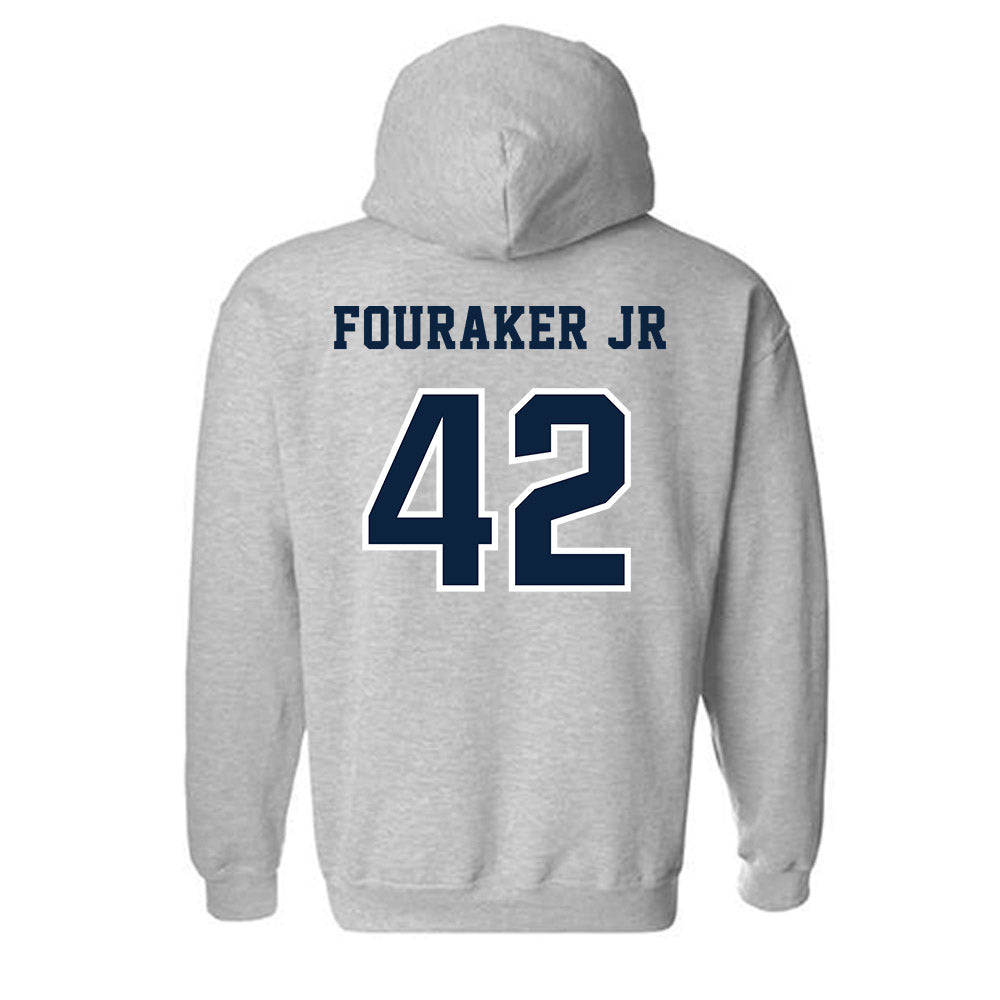 UNF - NCAA Baseball : Eric Fouraker Jr - Classic Fashion Shersey Hooded Sweatshirt-1