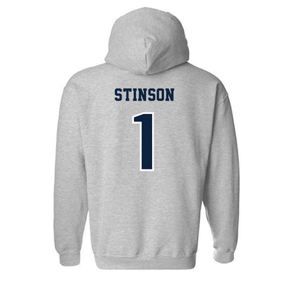 UNF - NCAA Women's Basketball : Jamisyn Stinson - Classic Fashion Shersey Hooded Sweatshirt-1