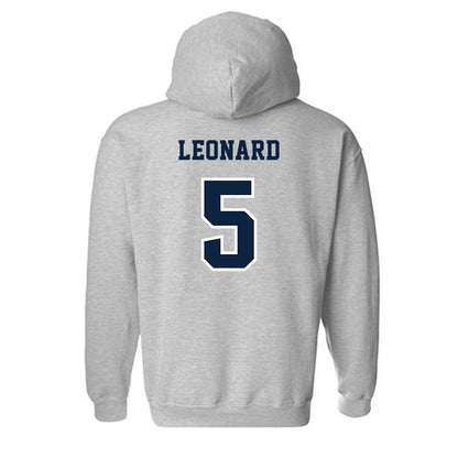 UNF - NCAA Baseball : Cal Leonard - Classic Fashion Shersey Hooded Sweatshirt-1