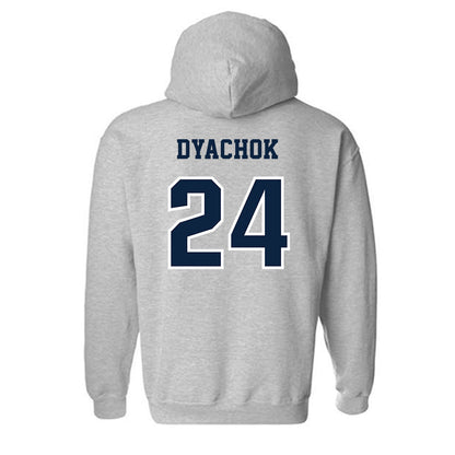 UNF - NCAA Men's Basketball : Nestor Dyachok - Classic Fashion Shersey Hooded Sweatshirt-1