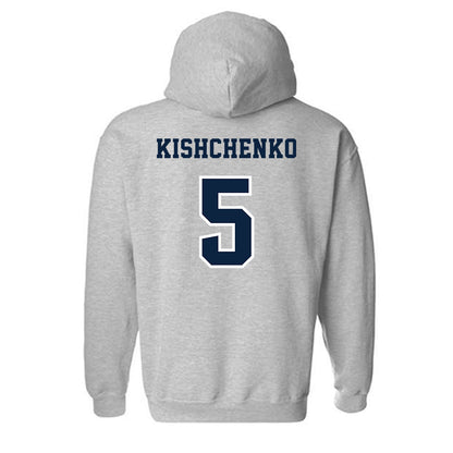UNF - NCAA Men's Soccer : Nicholas kishchenko - Classic Fashion Shersey Hooded Sweatshirt-1