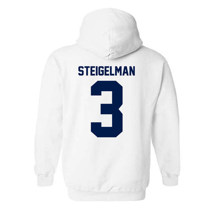 UNF - NCAA Men's Soccer : Herbie Steigelman - Classic Fashion Shersey Hooded Sweatshirt-1