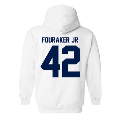 UNF - NCAA Baseball : Eric Fouraker Jr - Classic Fashion Shersey Hooded Sweatshirt-1