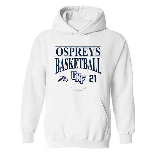 UNF - NCAA Women's Basketball : Agnes Svansdottir - Hooded Sweatshirt Classic Fashion Shersey