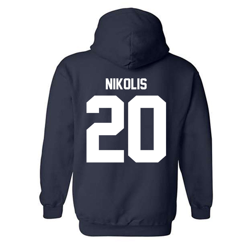 UNF - NCAA Baseball : Trevor Nikolis - Classic Fashion Shersey Hooded Sweatshirt-1
