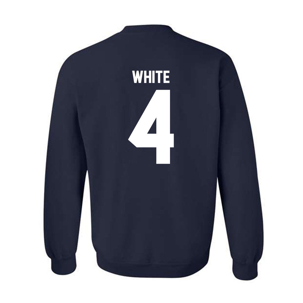 UNF - NCAA Baseball : Carter White - Classic Fashion Shersey Crewneck Sweatshirt-1