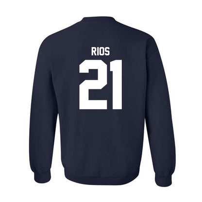 UNF - NCAA Men's Soccer : Rafa Rios - Classic Fashion Shersey Crewneck Sweatshirt-1