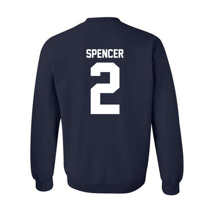 UNF - NCAA Women's Basketball : Jazmine Spencer - Classic Fashion Shersey Crewneck Sweatshirt-1