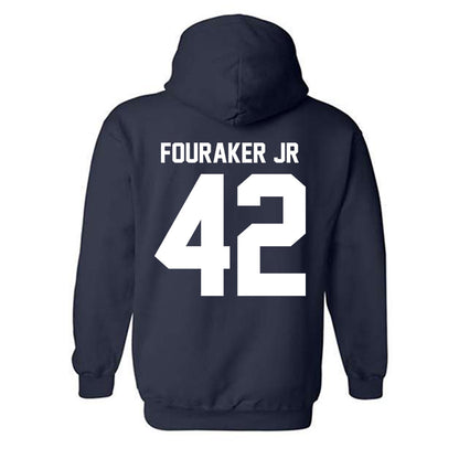 UNF - NCAA Baseball : Eric Fouraker Jr - Classic Fashion Shersey Hooded Sweatshirt-1