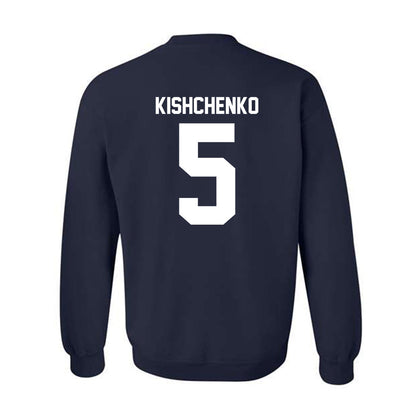 UNF - NCAA Men's Soccer : Nicholas kishchenko - Classic Fashion Shersey Crewneck Sweatshirt-1